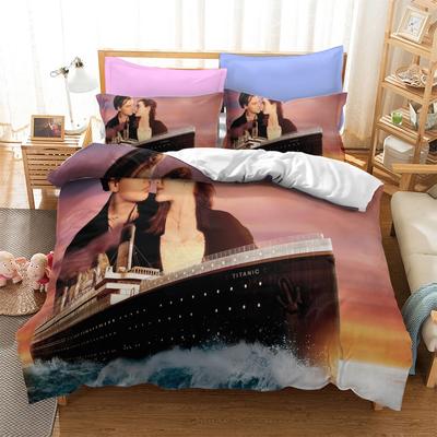 Kit de Têxteis para Casa Três Peças da Série Titanic
