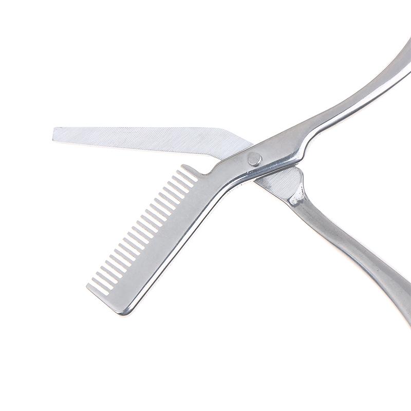 Edelstahl Augenbrauen Trimmer Schere Präzisions Pflege Werkzeug für Männer & Frauen Müheloses Messer Haarentfernung Rasierer Werkzeug