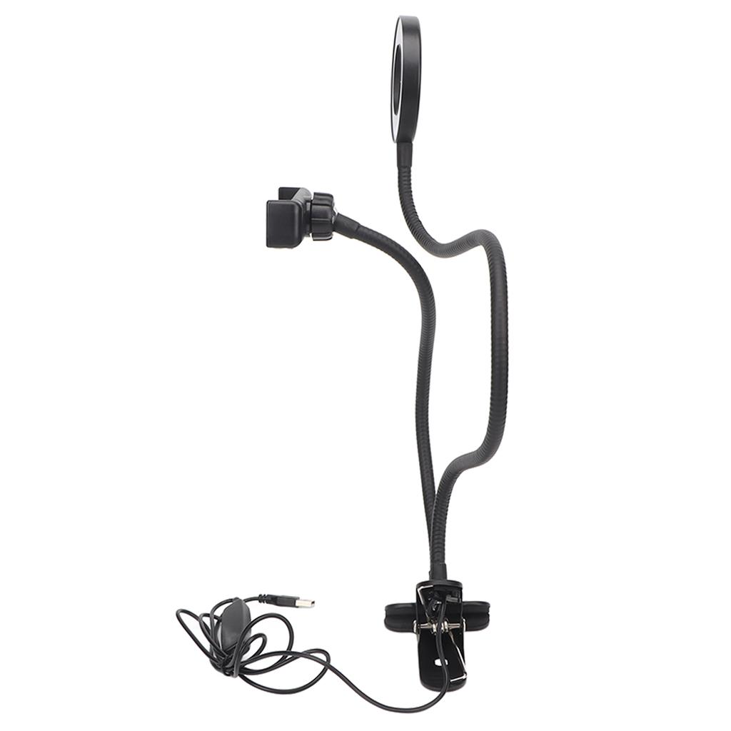 Selfie Ring Light with Cell Phone Holder 5V 48LED 12W for Live Streaming Vlog Shooting Photography