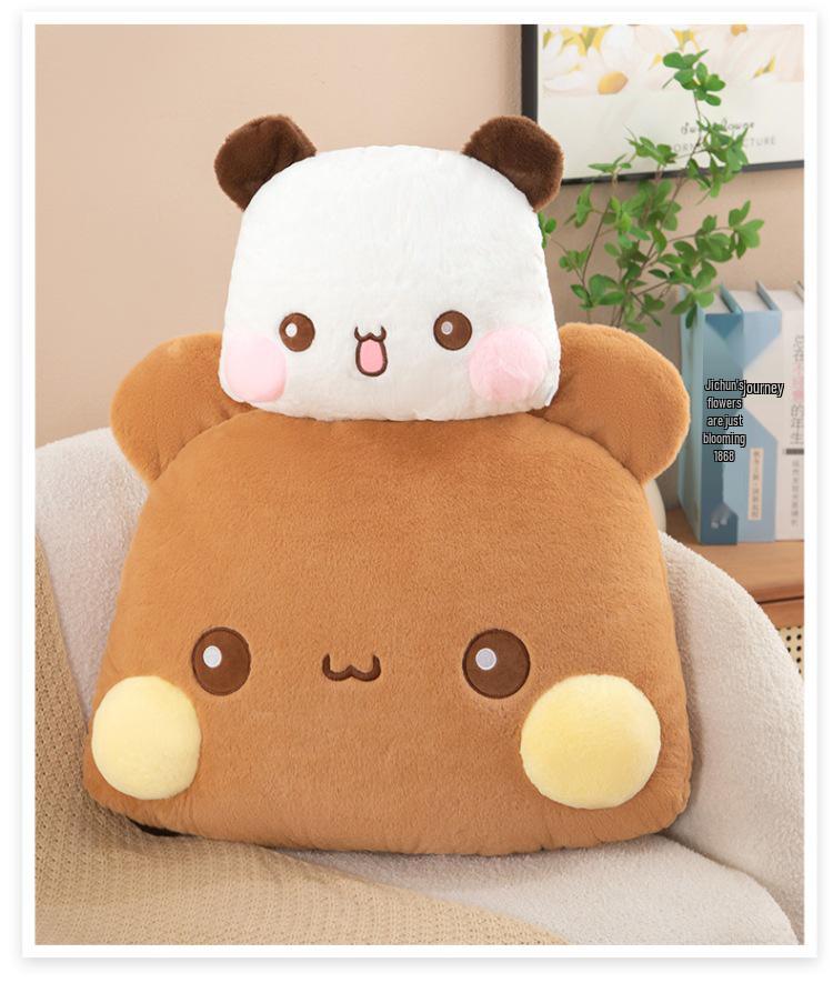 One Two Boo Boo Emoji Plush Pillow - Cute Sleeping Doll with Big Head