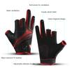 1Pair Half Finger Outdoor Professional Fishing Bicycle Fitness Leisure Sports Gloves Anti Slip Wear Resistant Fishing Gloves