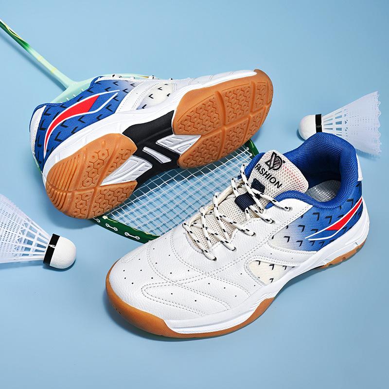 

Новая детская обувь для бадминтона Новая дышащая, легкая и нескользящая тренировочная обувь для тенниса для мальчиков и девочек, кроссовки для настольного тенниса 40