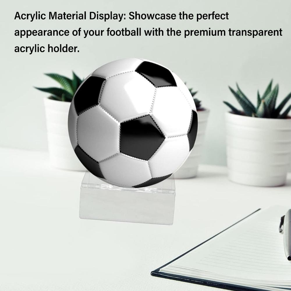 2Pcs Acrylic Ball Holder Transparent Ball Support Clear View Ball Display Stand Shop Exhibit