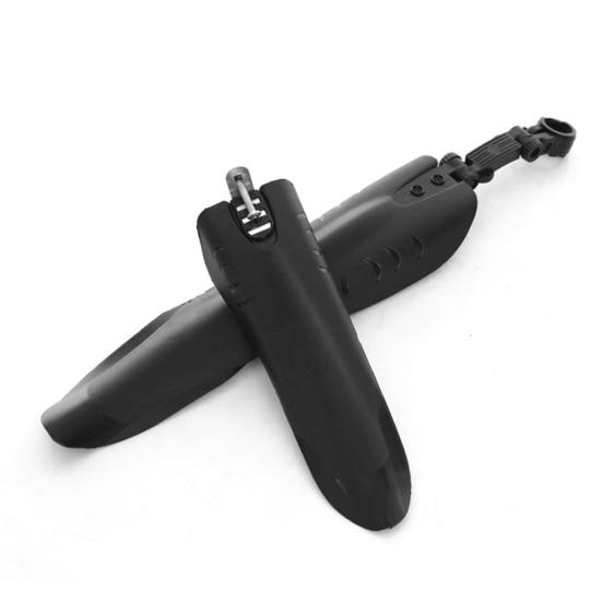 2Pcs Bicycle Front Rear Fender Mountain Bike Plastic Splash Guard Mudguards Set