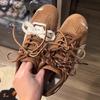 Dopamine 5MM Thickened Round Shoelaces Oblique Dot Shoelaces DIY Decoratiion Sneakers Canvas Casual Leather DE Trainining Shoes