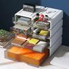 Plastic Box Desktop Organizer Drawer Makeup Storage Box Stackable Jewelry Container Office Finishing Organizer Box