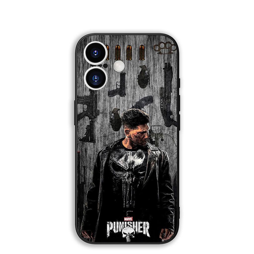 Cover for Motorola Moto Edge 50 30 One Fusion 40 neo Ultra Pro 20 Lite G50 G85 G84 E15 E14 Phone Case The Marvel Punisher Skull