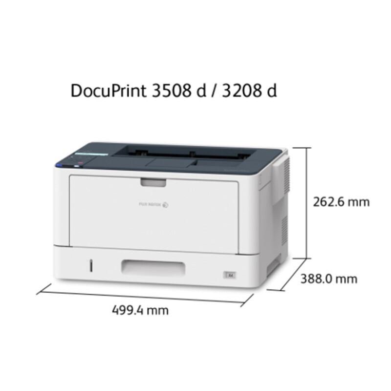 FUJIFILM DocuPrint 3208d A3 Monochrome Laser Printer CN plug (adapter included)