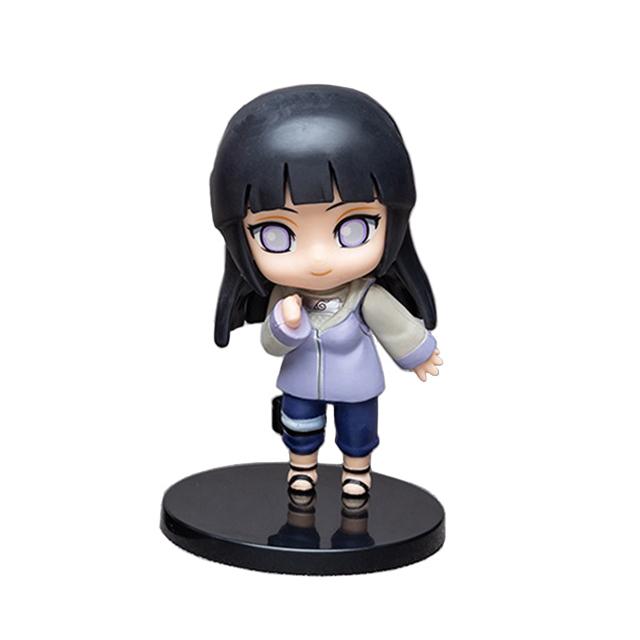 6 styles 9cm Anime Naruto Figures PVC Q Version Doll Gaara Kakashi  Figure Room Decoration Anime Figure