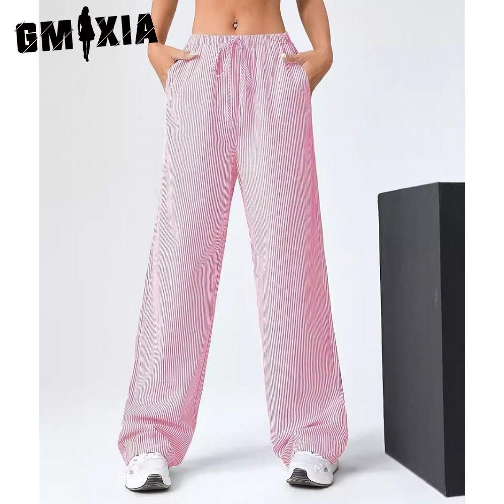 

GMXIA Женские модные повседневные брюки и капри XXL розовый