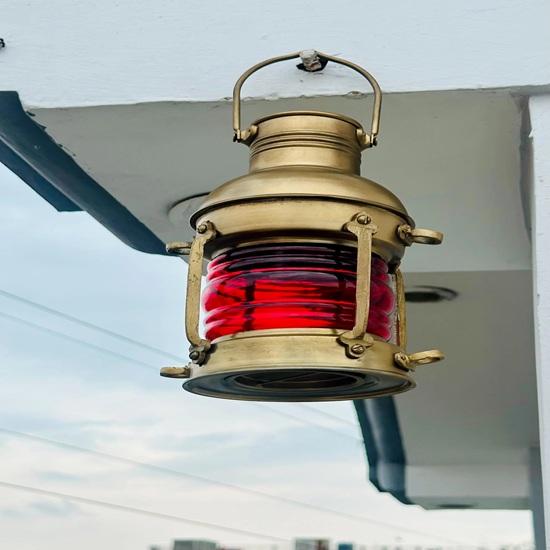 Handmade Burner Oil Lantern, Ship Lantern, Maritime Anchor Lantern, Nautical Oil Lamp, Home Decor Gift