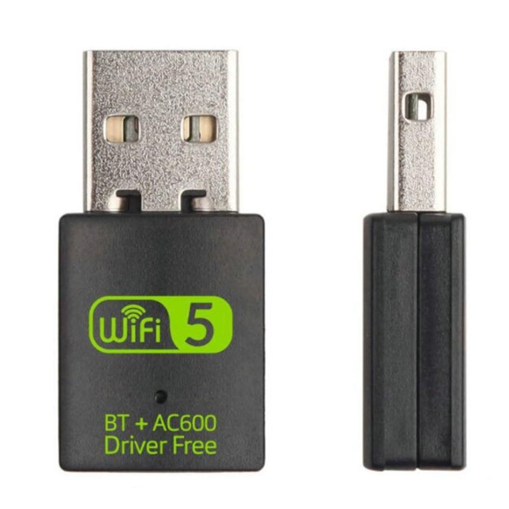USB2.0 Bluetooth 5.0 2 In1 Dongle Bluetooth Wireless Network Card Wifi Network Adapter  Home Office