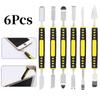 Metall-Brecheisen, 6-teiliges Set, Universal-Handy-Reparatur-Werkzeug-Set, Hebel-Eröffnungswerkzeug, Metall-Zerlegungs-Brecheisen-Set, elektronisches Reparaturwerkzeug