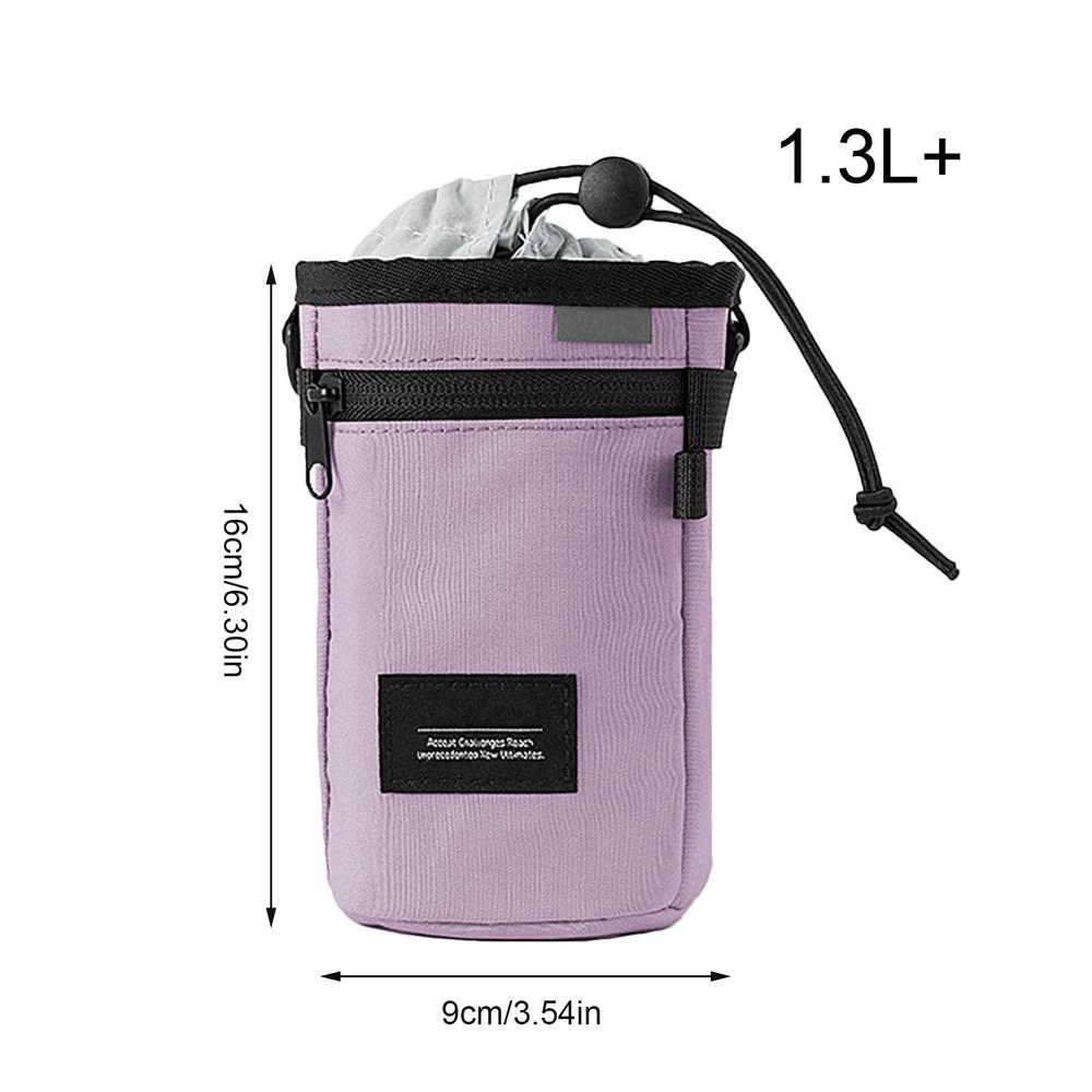 Bicycle Cup Holder Storage Bag Portable Waterproof Water Bottle Bag Road Bicycle Bag Camping Cup Storage Bag Waterproof