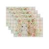 Heat-Resistant Stain-Proof Linen Party Placemats - Festival Collection