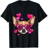 Valentines Chihuahua Tshirt Dog Face Chihuahua Lover Owner Cotton Men T Shirt