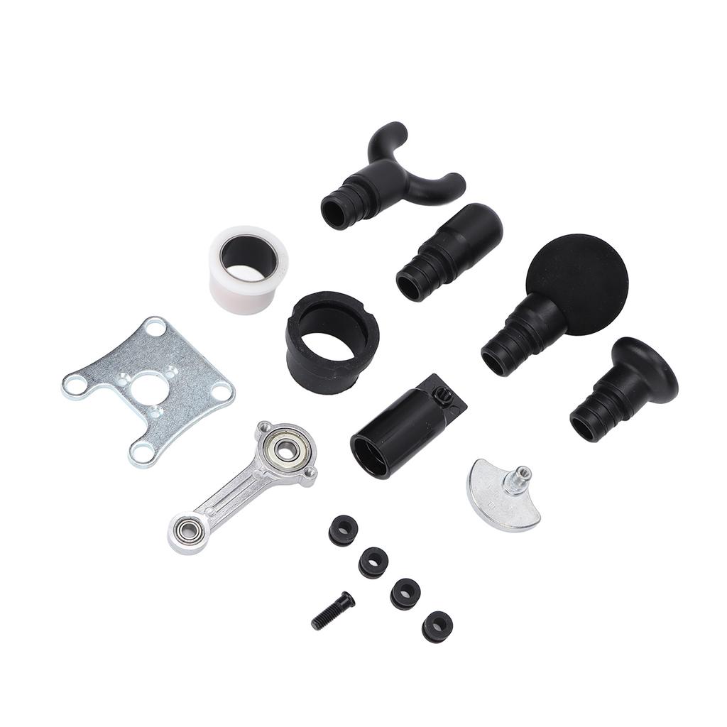 Muscle Massage Gun Replaceable Heads Aluminium Alloy 4 Different Heads for Deep Tissue Fascia