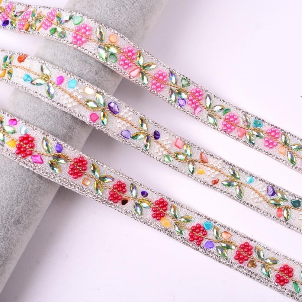DIY Rhinestone Trim Self Adhesive Resin Rhinestone Rhinestone Chain  Apparel Decoration