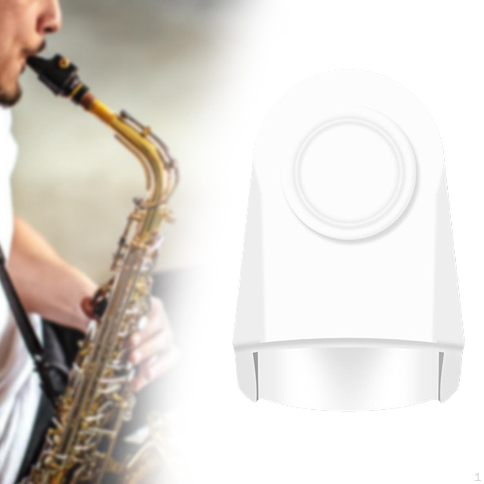 -Mouthpiece Cap, Protective Saxophone Musical Instrument, Compact Mouthpiece Cover, Pipe белый