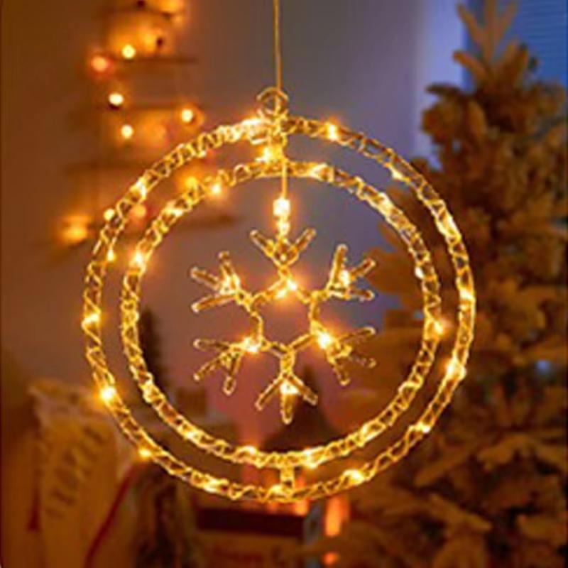 LED Christmas Festival Lighting USB Button Star Home Decoration Lamp New Year Ornaments Party Christmas Fairy Lamp String Light