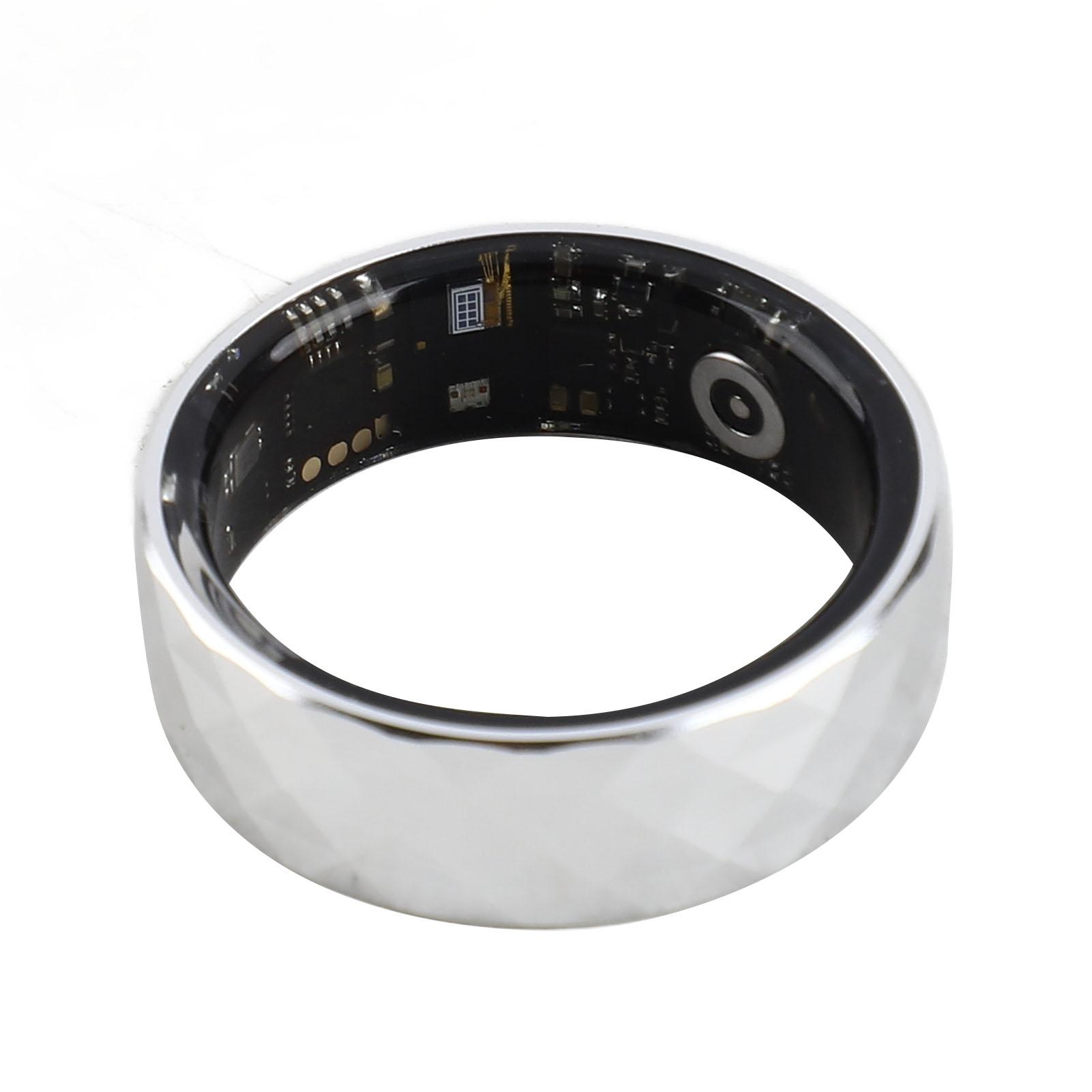 

Умное кольцо для отслеживания сна Водонепроницаемый легкий 5-7 дней работы Шаги Километры Калории No. 22 серебряный