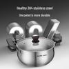 SUPOR Little Red Circle 24CM Stainless Steel Soup Pot