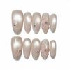 10Pcs Oval Glass Beads Cat Eyes Fake Nails Hand-made For Party Wedding Daily Use