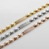 Simple Fashion Magnet Bracelet Men and Women Energy Zircon Bracelet Stainless Steel Bracelet
