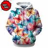 Arrivals Colorful Butterfly 3D Print Hoodie Women Streetwear Oversized Pullovers Hoodie Sweatshirts Female Hooded Clothing
