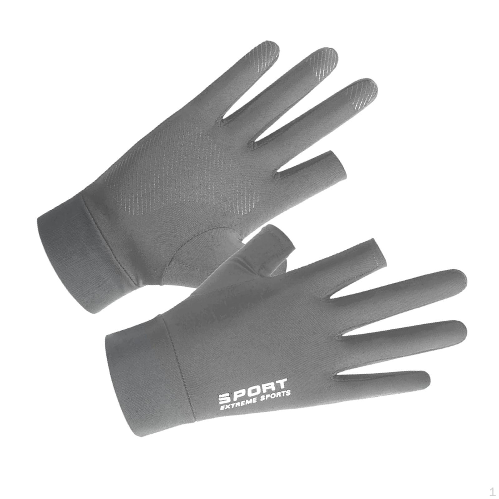 

Перчатки Shock Sweat с сенсорным экраном для тренировок на велосипеде, охоте, верховой езде, пешем туризме, спорте two finger gray