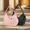 Dry Wet Separation Yoga Shoulder Bag for Women Including Shoe Compartment Ergonomic Strap Polyester Texture Outdoor Use