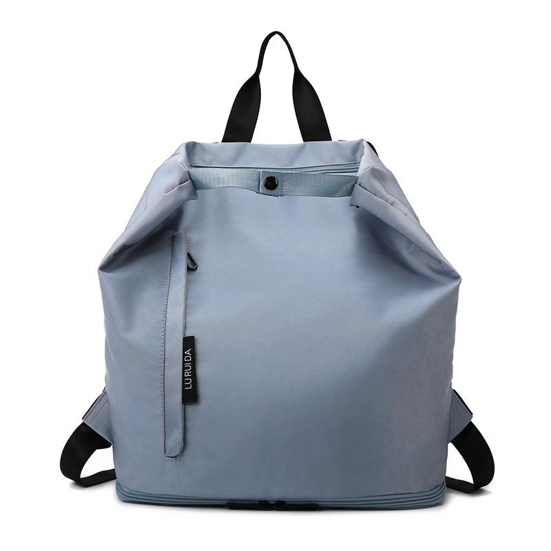 Simple Korean version fitness bag lightweight waterproof casual travel bag dry and wet separation casual backpack