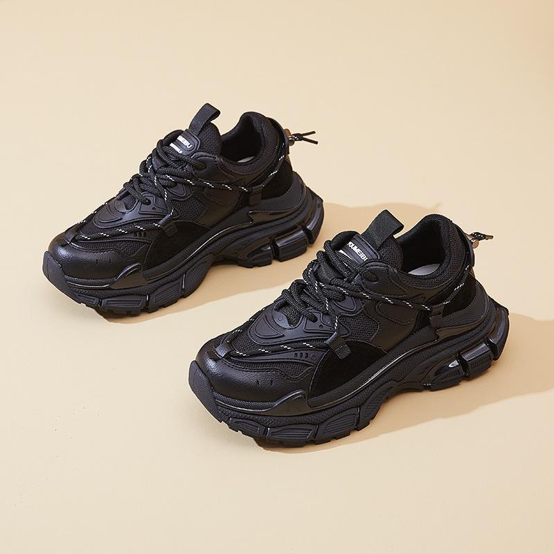 New Dad Shoes for Women, Fashionable Thick-soled Sports Single Shoes