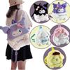 Cute Plush Cartoon Animal Backpack For Kids Kuroomi Transforming Meriedy