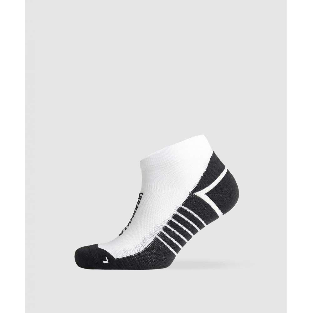 

Gymshark Tab Running Socks White Black I3a1h Wb86 L