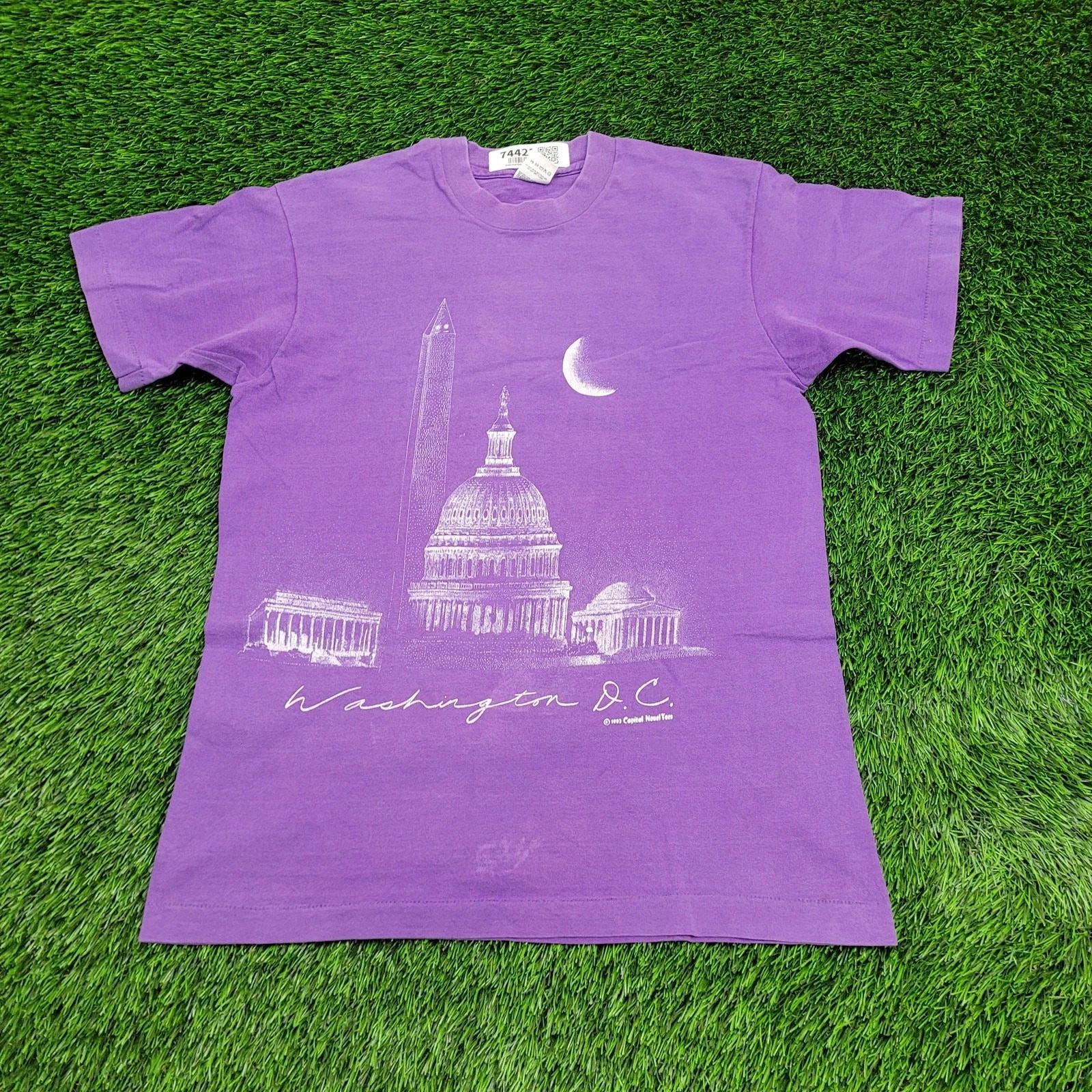 VTG 1992 Washington DC T-Shirt S/M 20x26 USA 3XL