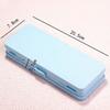 1PC Translucent Frosted Pencil Case Student Storage Pencil Case Multifunctional Double-Sided Macaron Double-Sided Pencil Case