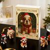Dog Advent Calendar 2025 24 Days Christmas Countdown Calendar with Acrylic Animal Pendant 24