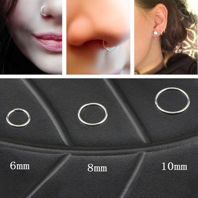 1Pc Thin Cartilage Small Earring Body Piercing Lip Stus Hoop Ring