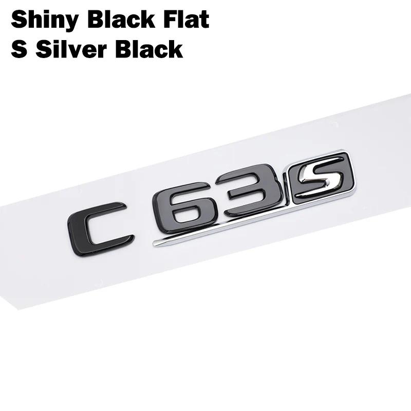 Auto-Tuning Für Mercedes Benz AMG C-Klasse W204 W205 C63 C63S Buchstabenlogo 3D ABS Aufkleber Auto Heckklappe Emblem Namensschild Aufkleber