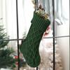 Large Size Christmas Gift Socks Reusable Xmas Gift Bag Knitted Christmas Stocking  Fireplace