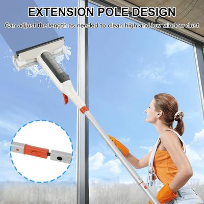 Household Glass Cleaner Window Cleaner Portable Wiper Double-sided Glass Wiper Fast Water Absorption Strong Stain Removal