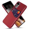 For vivo S19 Pro 5G Case Cloth Texture PU Leather Hard PC Card Slot Phone Cover