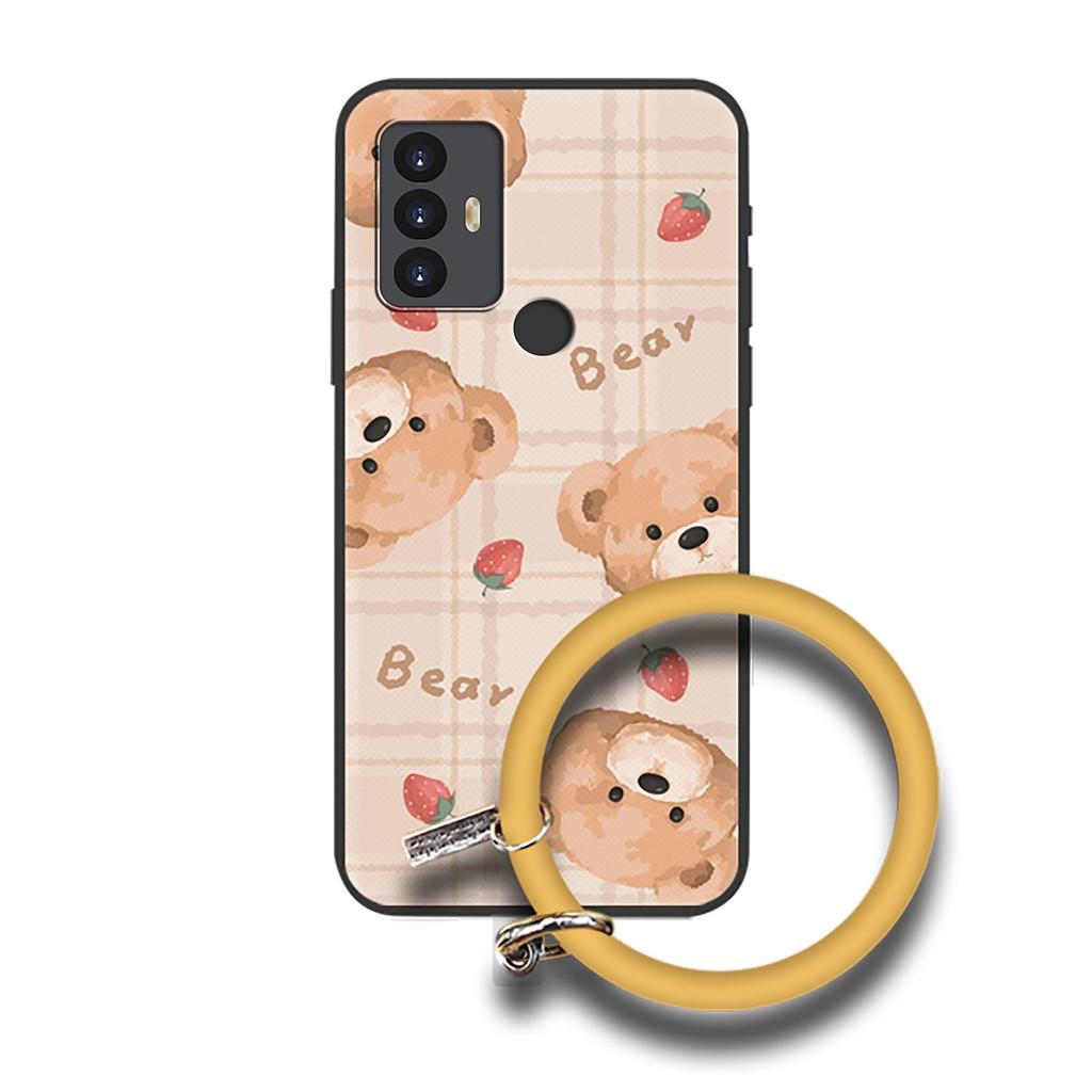 Cartoon Waterproof Phone Case For TCL 30SE/30E/306/305/Sharp Aquos V6/V6 Plus Cute Solid Color Protective Anti-knock