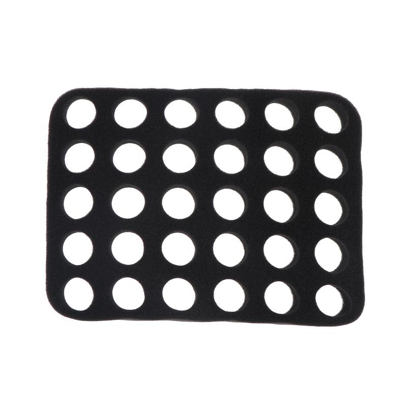 Essential Oil Storage Holder 30-Slot Foam Padded Shockproof Removable Bottom Divider for Travel Carrying