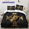 CR Vasco da Gama Pattern Bedding Home Decoration Birthday Gift (1 * duvet cover + 2 * pillowcase, without core)