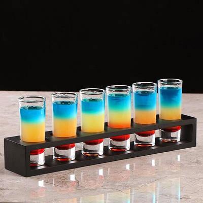 Vodka Glasses 2.4 Oz, Set of 6/12, Heavy Base Shot Glass Cups Small Drinking Glasses Tequila Shot Glasses for Vodka Whiskey