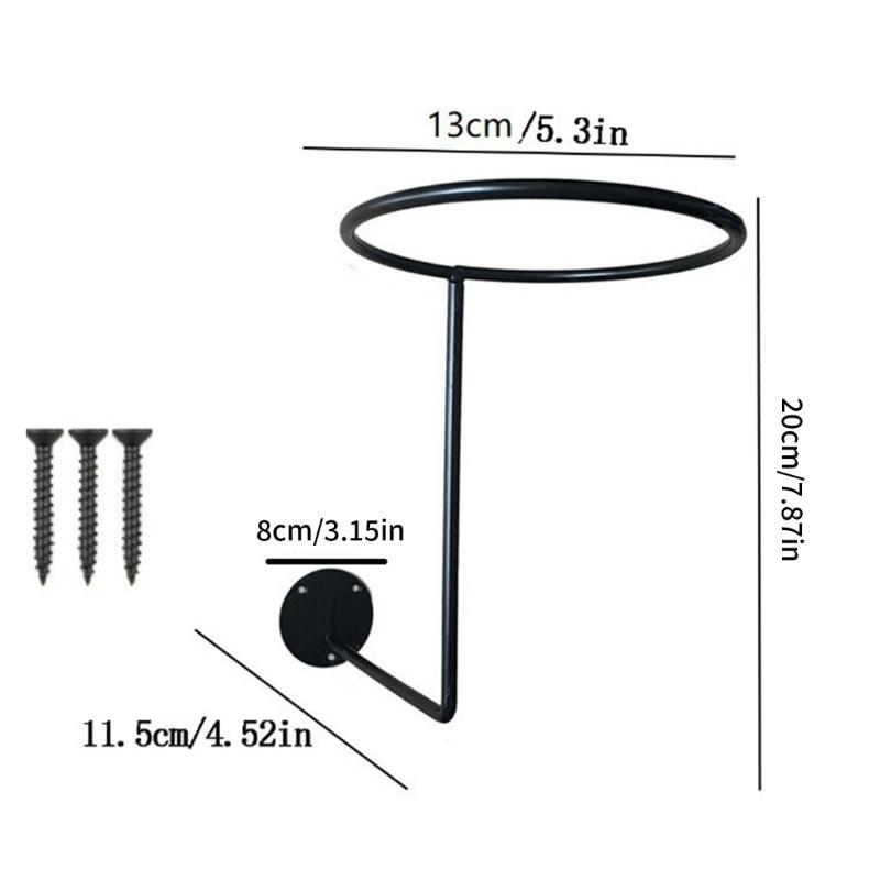 Industrial Styles Iron Wall Hangers For Helmets Caps And Sports Equipment Organization