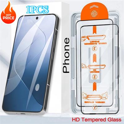 1 ΤΕΜ HD Τζάμι Tempered Χωρίς Σκόνη Για Xiaomi 14T 14 13 12T Pro Επικάλυψη Ελαιοφοβική Προστατευτικό Οθόνης Εύκολη Εγκατάσταση Γυαλί