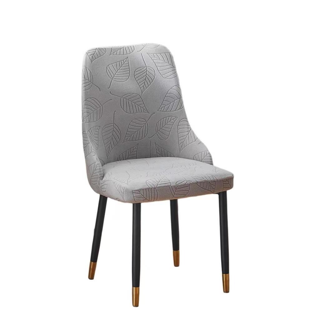 Curved Chair Cover with Armrests New Elastic All-inclusive Dining Chair Cover Premium Integrated Stool Cover Four Seasons Universal